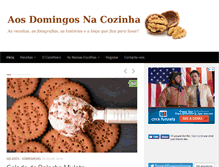 Tablet Screenshot of aosdomingosnacozinha.com